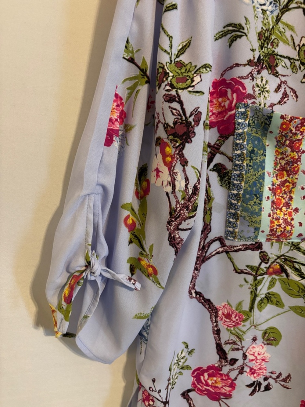 Fig and Flower Anthropologie Floral Boho tunic top size XL - Picture 3 of 9